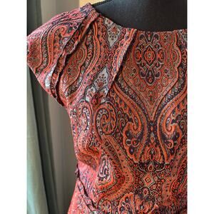 BODEN Limited Edition Cap Sleeve Heavy Brocade Top